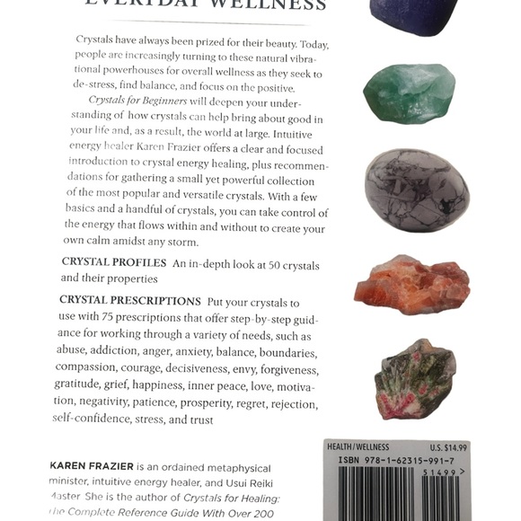 Crystals for Beginners by Karen Frazier - Picture 2 of 3